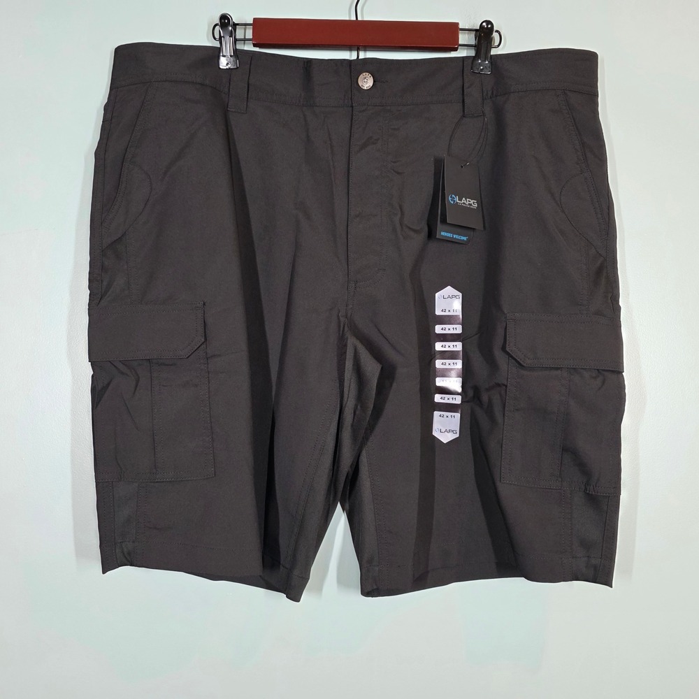LA Police Gear Vapor EDC Wicking Shorts Mens 42‎ Black Tactical Cargo H55007 NWT